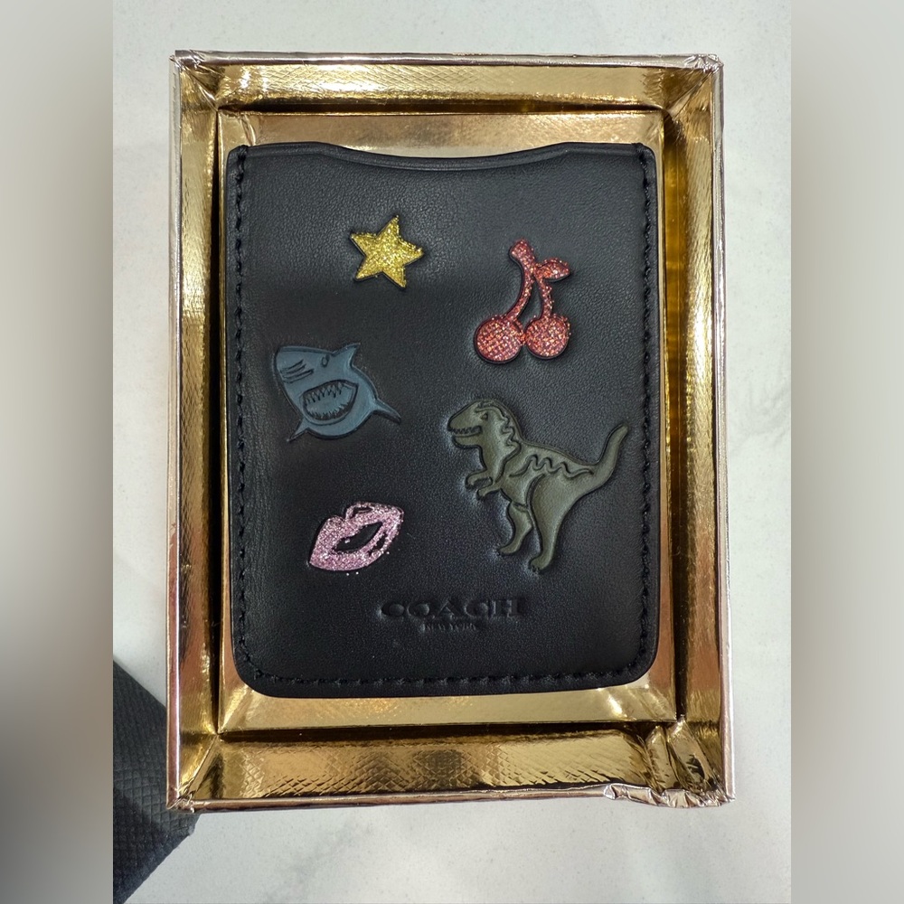 COACH Phone Credit Card Slot Pocket Sticker - Picture 5 of 5